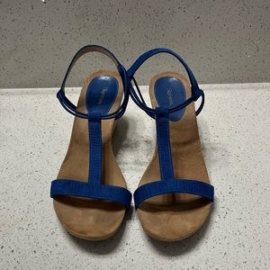 Royal Blue Style & Co Wedges